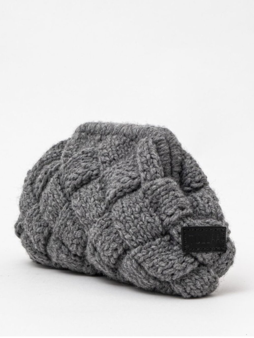 TULLAA Grey Knit Clutch "LIKE NEW"